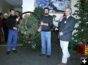 Gayle's Wreath. Photo by Dawn Ballou, Pinedale Online.