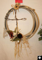 Sandy Anderson wreath. Photo by Dawn Ballou, Pinedale Online.