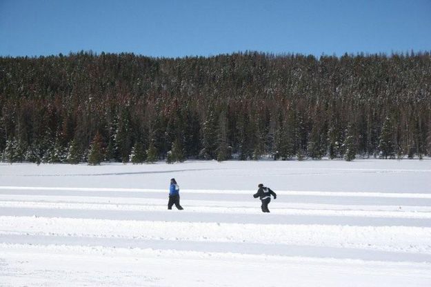 Snowshoeing Competition. Photo by Mindi Crabb.