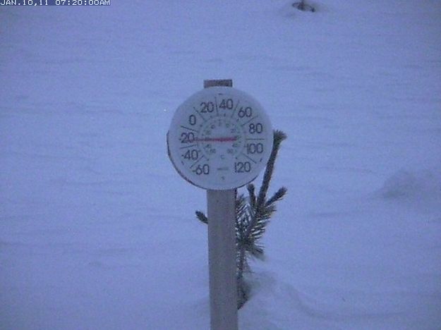 20 Below in Bondurant. Photo by Bondurant webcam.