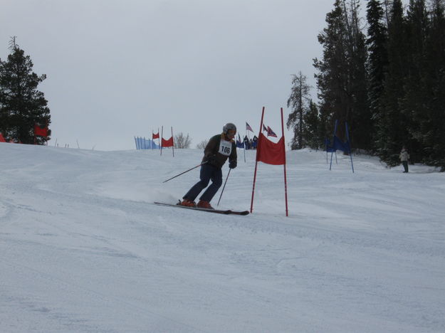 Doc Johnston, Giant Slalom. Photo by Mindi Crabb.