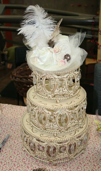 Bridal hat. Photo by Dawn Ballou, Pinedale Online.