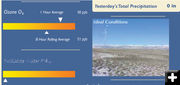 Boulder hits 98 PPB. Photo by DEQ Boulder Air Quality Monitoring Station.