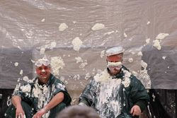 Pie the Principals!. Photo by Sam Luvisi, Sublette Examiner.