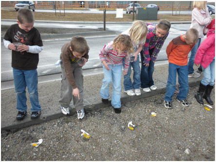 Bouncy Eggs. Photo by Nikki Wadsworth, Pinedale Afterschool  Program.