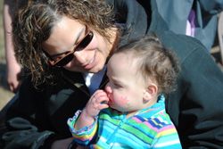 Chocolate face paint!. Photo by Matt Naber, Sublette Examiner.