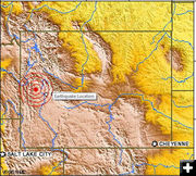 Quake Map. Photo by USGS.