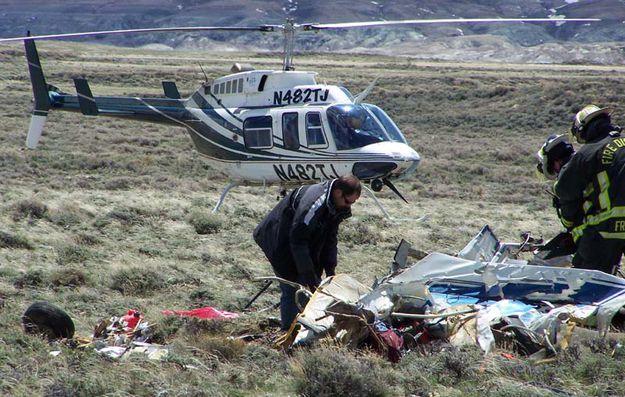 Plane Crash. Photo by Sweetwater County Sheriffs Office.