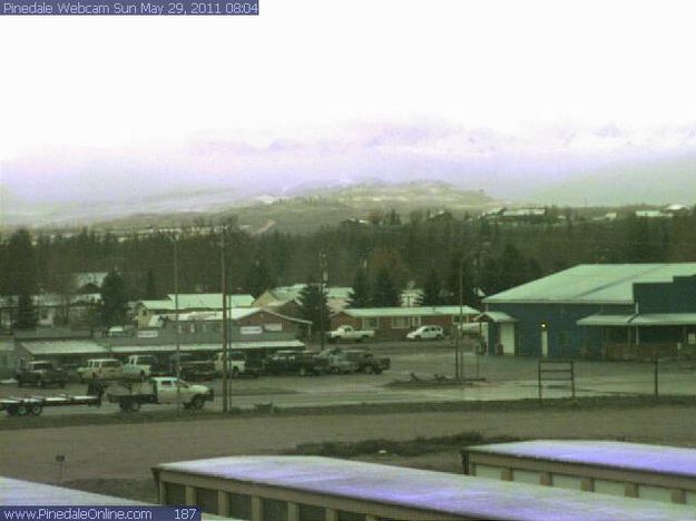 Pinedale cam. Photo by Pinedale webcam.