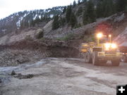 Active Landslide. Photo by Wyoming Department of Transportation.