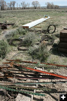 Fence removal. Photo by Dawn Ballou, Pinedale Online.