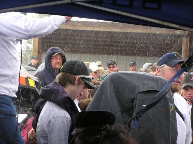 Rain Shower. Photo by Bob Rule, KPIN 101.1 FM Radio.