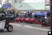 Lawn mowers. Photo by Bob Rule, KPIN 101.1 FM Radio.