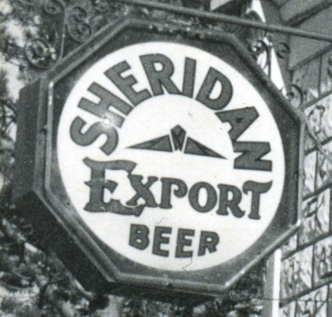 Sheridan Export Beer. Photo by Sanborn photo.