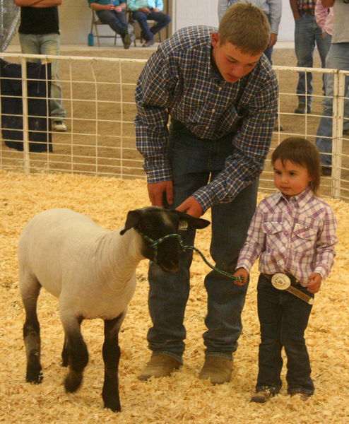 Pee Wee Showmanship. Photo by Clint Gilchrist, Pinedale Online.