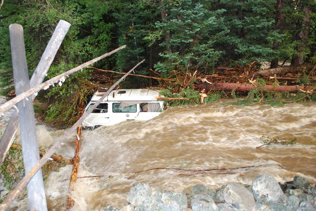 Constantinides  vehicle. Photo by Wyoming Highway Patrol.