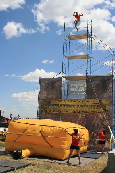 Movie Stunt Adventures. Photo by Dawn Ballou, Pinedale Online.