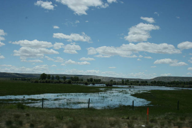 New Fork overflow. Photo by Dawn Ballou, Pinedale Online.