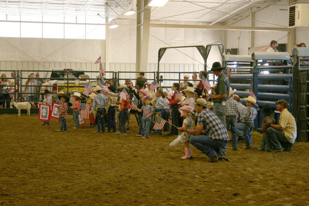 National Anthem. Photo by Dawn Ballou, Pinedale Online.