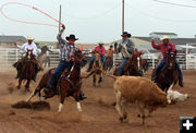 Team Doctoring. Photo by Clint Gilchrist, Pinedale Online.