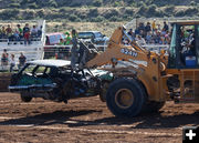Car Removal. Photo by Clint Gilchrist, Pinedale Online.