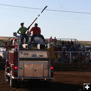 T-Shirt Gun. Photo by Clint Gilchrist, Pinedale Online.