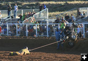 Up and over. Photo by Dawn Ballou, Pinedale Online.