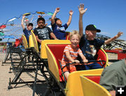 Roller Coaster fun. Photo by Dawn Ballou, Pinedale Online.