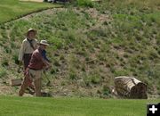 Tomahawk throw. Photo by Dawn Ballou, Pinedale Online.