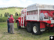 Water truck. Photo by Bill Winney.