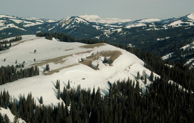 Wyoming Range. Photo by Rita Donham, Wyoming Aero Photo.