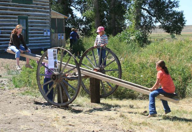 Teeter-Totter. Photo by Dawn Ballou, Pinedale Online.