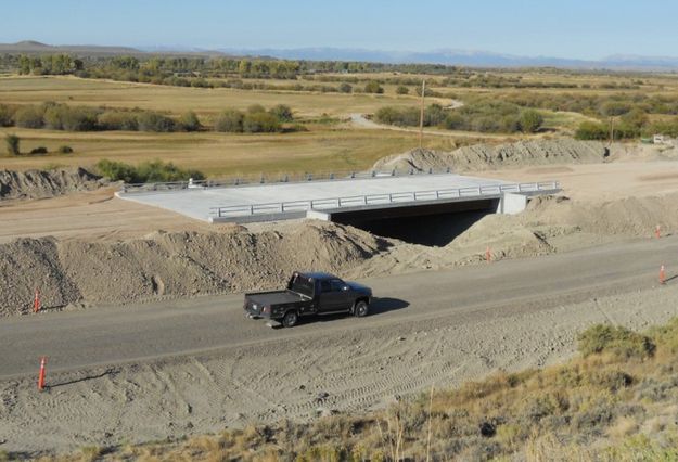 Wildlife Underpass. Photo by Wyoming Department of Transportation.