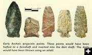 Projectile Points. Photo by Current Archaeology.