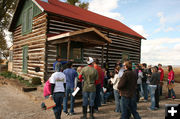 Homestead tour. Photo by Dawn Ballou, Pinedale Online.