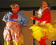 A Woman's Work Lip Sync. Photo by Travis Pearson, Pinedale Roundup.