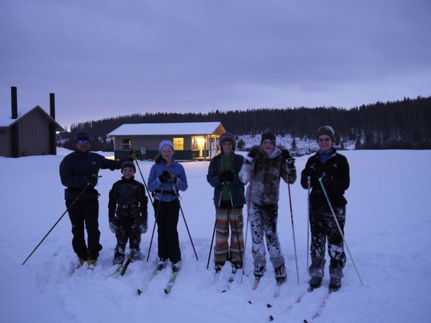 Nordic Skiers. Photo by Pinedale Junior Nordic Ski Program.