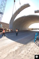Wildlife Overpass near Trapper's Point. Photo by Wyoming Department of Transportation.