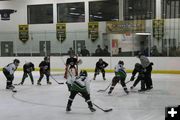 PeeWee Hockey. Photo by Nan Stinson.