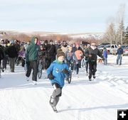 Turkey Trotters. Photo by Andrew Setterholm, Sublette Examiner.