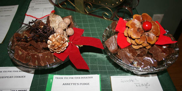 Annette's fudge. Photo by Dawn Ballou, Pinedale Online.