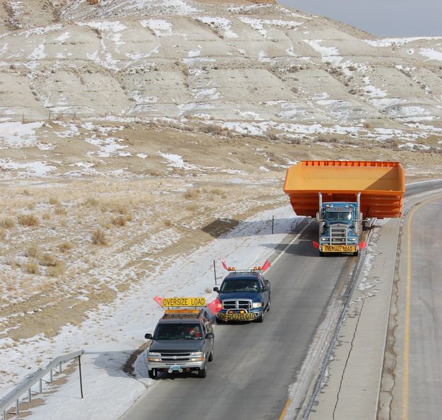 Unplanned exit. Photo by Wyoming Department of Transportation.