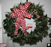 Obo's wreath. Photo by Dawn Ballou, Pinedale Online.