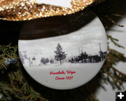 Pinedale ornament. Photo by Dawn Ballou, Pinedale Online.