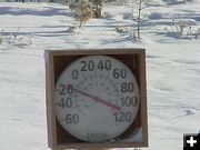 20 Below Zero in Bondurant. Photo by Bondurant webcam.