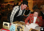 Ann Noble booksigning. Photo by Dawn Ballou, Pinedale Online.