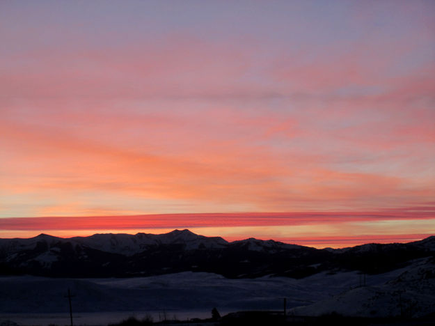 Hoback Sunset. Photo by Bill Winney.