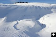 Snowdrift sculpture. Photo by Joy Ufford, Sublette Examiner.