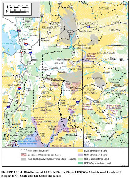 Affected areas. Photo by Bureau of Land Management.