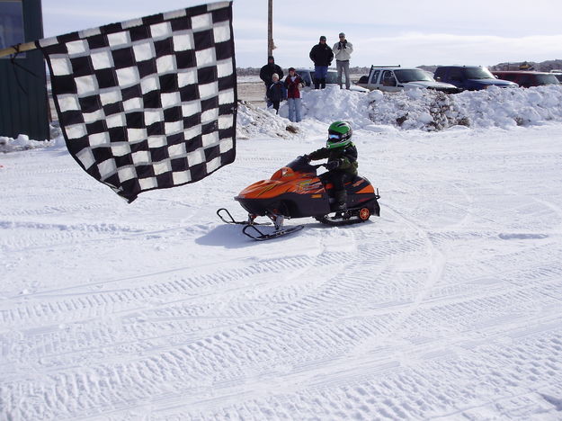 Checkered flag. Photo by Synve Mitchell.